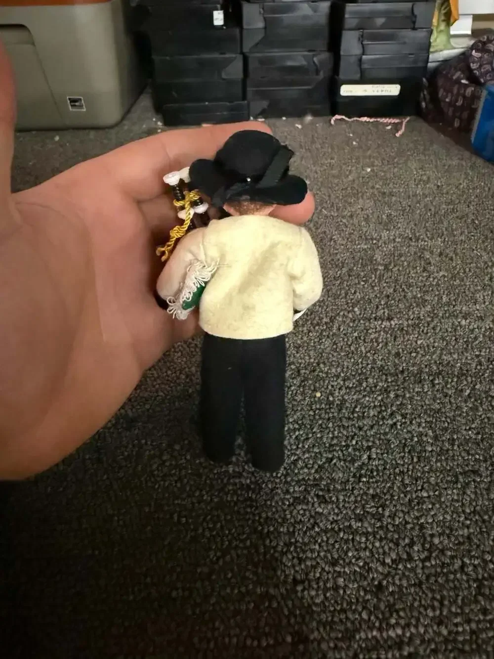 Vintage Mid-Century Austrian Salzburg Souvenir Boy Doll with Bagpipes